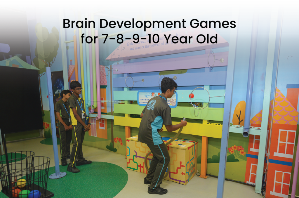 Brain development games for kids aged 7 to 10 years at The Mad Labs Bangalore