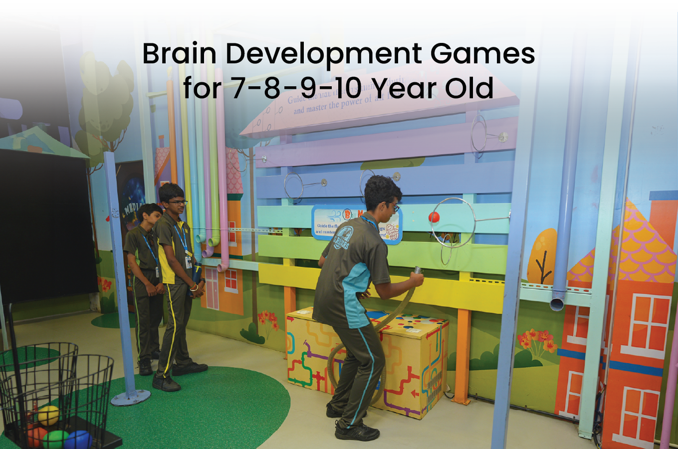 Brain development games for kids aged 7 to 10 years at The Mad Labs Bangalore